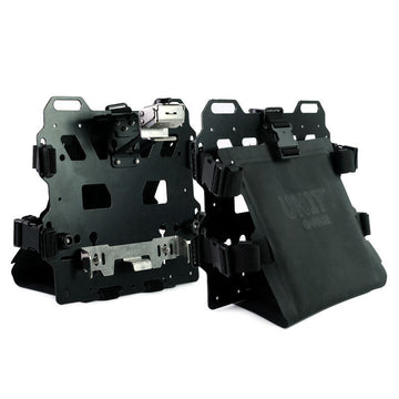 BMW R 12 G/S [2025-2026] - Paar Aluminiumplatten mit vorderen Schnellkupplungen aus Hypalon und Schlössern