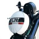 BMW R nineT 1200 Pure [2017-2023] - Scheinwerferabdeckung aus Leder mit Logo