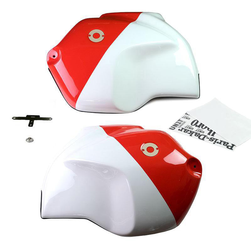 BMW R 120 G/S [2004-2012] - Tankabdeckungen Alpinweiß/Rot