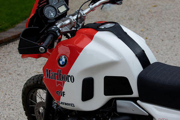 BMW R 120 G/S ADV [2004-2012] - Tankabdeckungen Alpinweiß/Rot