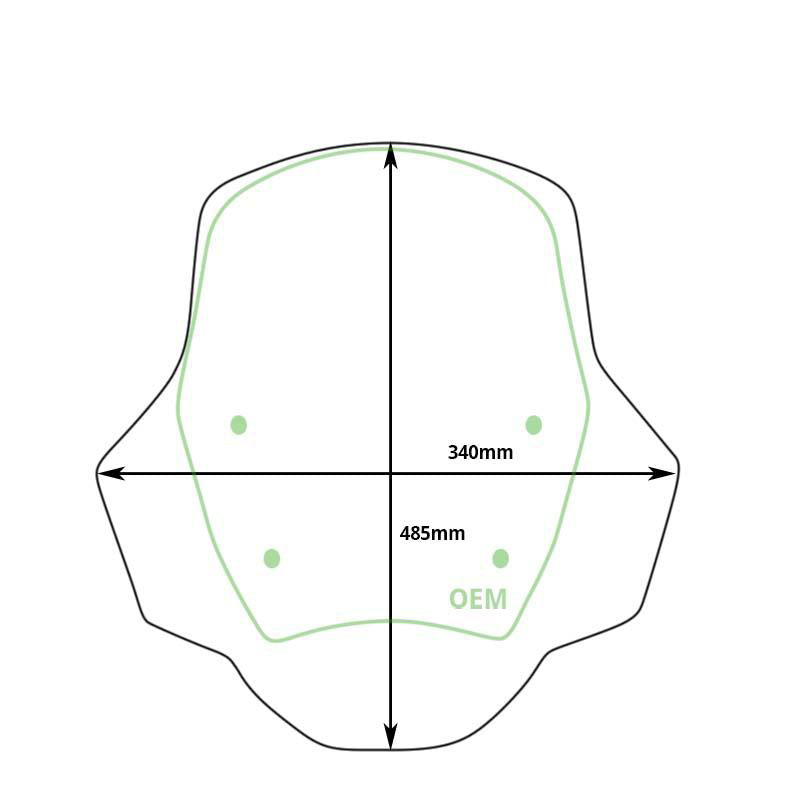 BMW R 1300 GS [2024–2026] - M-Bildschirm ohne Radar (ab 2023) + integrierte Deflektoren