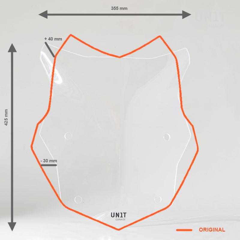 BMW R 1200 GS LC wheel [2013-2019] - windshield size S