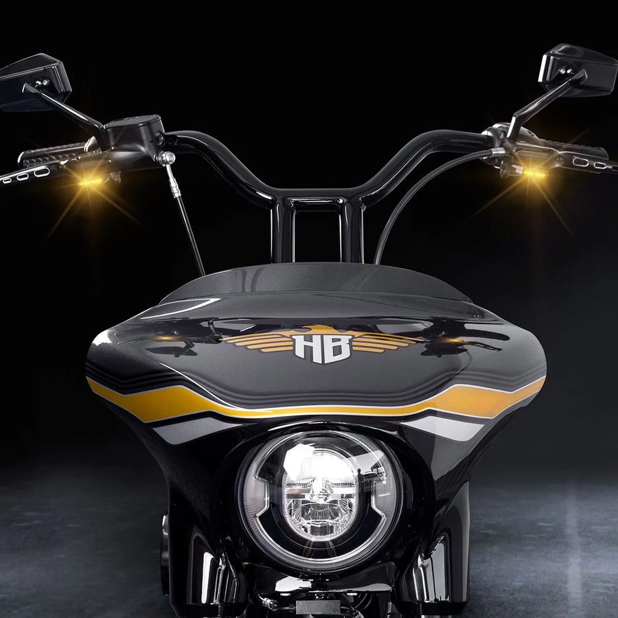 harley davidson fxsbse [HEINZ BIKES] – LED handlebar indicators