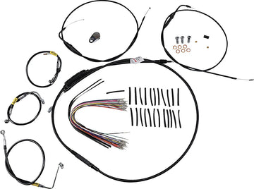 harley davidson touring [BURLY BRAND] - handle fitting set for older touring models with Bagger Bar handlebars
