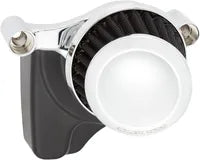 Harley-Davidson FLSTFB 1690 Fat Boy Special [2016-2017] - Mini Teardrop Stealth Luftfilter-Kit – Oberfläche: Silber – Bild 12