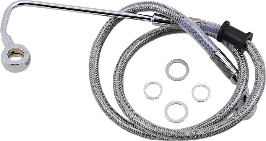 harley davidson fxsb [DRAG SPECIALTIES] - Stainless steel brake line kit