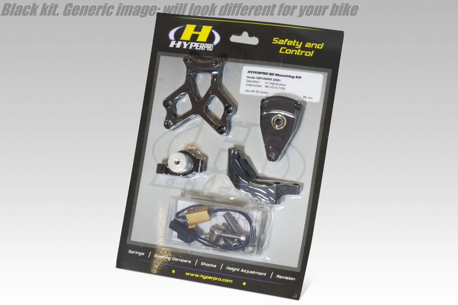 Bmw S 1000 XR, S 1000 XR ESA [HYPERPRO] – Lenkungsdämpfer-Montagesatz, Schwarz (MK-BM10-O003B)