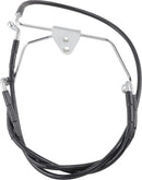 harley davidson flhtc [DRAG SPECIALTIES] - Extended Black Vinyl Brake Line Kit-1