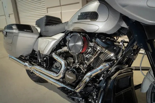 Harley-Davidson FXST 1584 Softail Standard [2008-2011] - BA air filter kit - Finish: Black, Red - Image 4