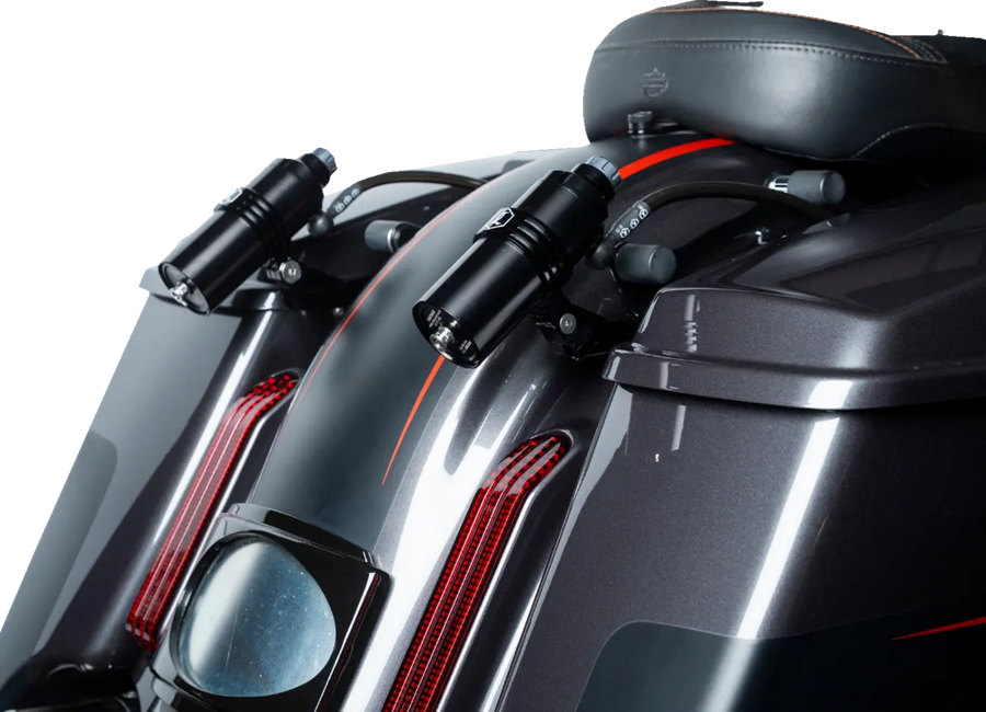 Harley-Davidson FLHRXS 1868 Road King Special 114 [2025] - REVO ARC Billet Remote Reservoir Außenhalterungen – Bild 2