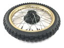 Yamaha XT 500 1U6 [1981] - Front wheel rim gold spoke wheel 1.85 x 21" with drum brake-5