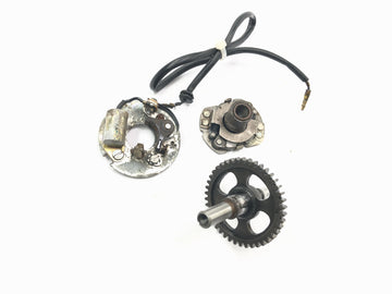 Yamaha XT 500 1U6 [1981] - Ignition contact interrupter centrifugal regulator ignition adjustment