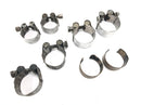 Moto Guzzi V7 Special [1971] - hose clamps mixed lot of exhaust pipe clamps-5