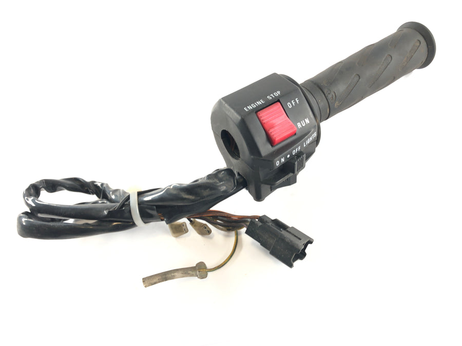 Suzuki GSX-R 1100 W GU75 C [1993] - Handlebar switch right with throttle grip and rubber grips