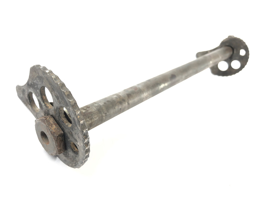 Yamaha XT 600 Zentere 34L [1985] - rear axle with chain tensioner