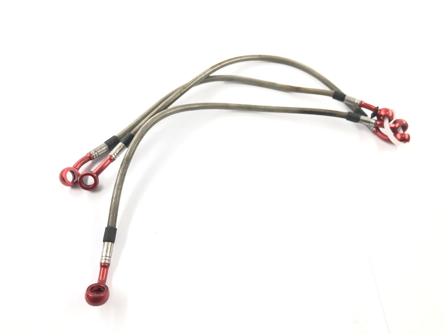 Kawasaki ZRX 1200 S ZRT20A [2001] - Steel braided brake line set at the front
