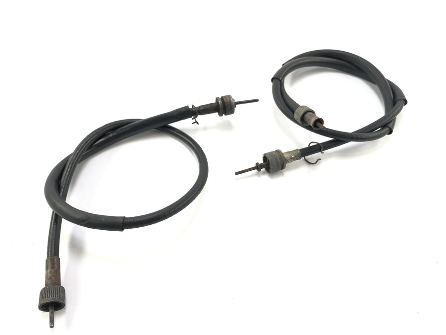 Yamaha XT 500 1U6 [1981] - Speedometer cable and tachometer cable set