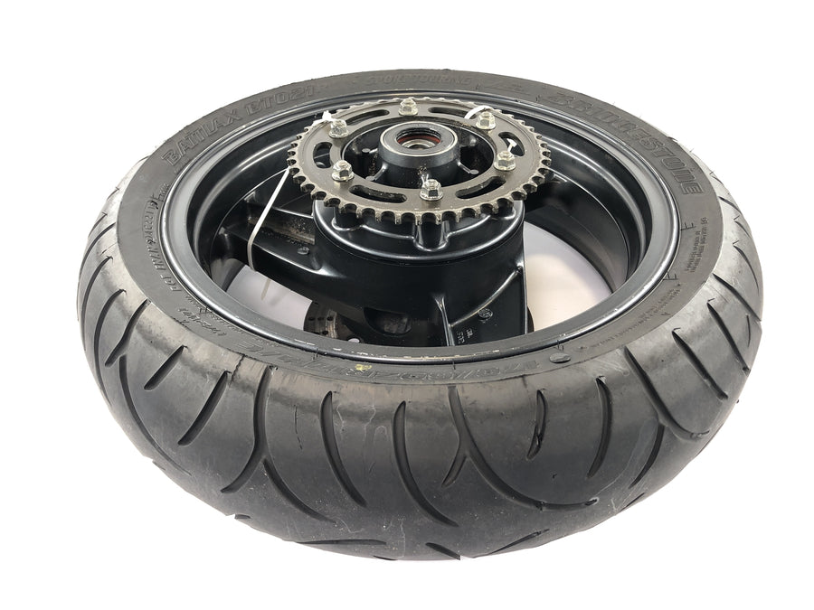 Kawasaki GPZ 1100 ZXT10E [1997] - rear wheel rim behind