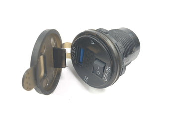 Triumph Tiger 900 T400 [1998] - USB charging socket on-board socket voltmeter with switch - 0