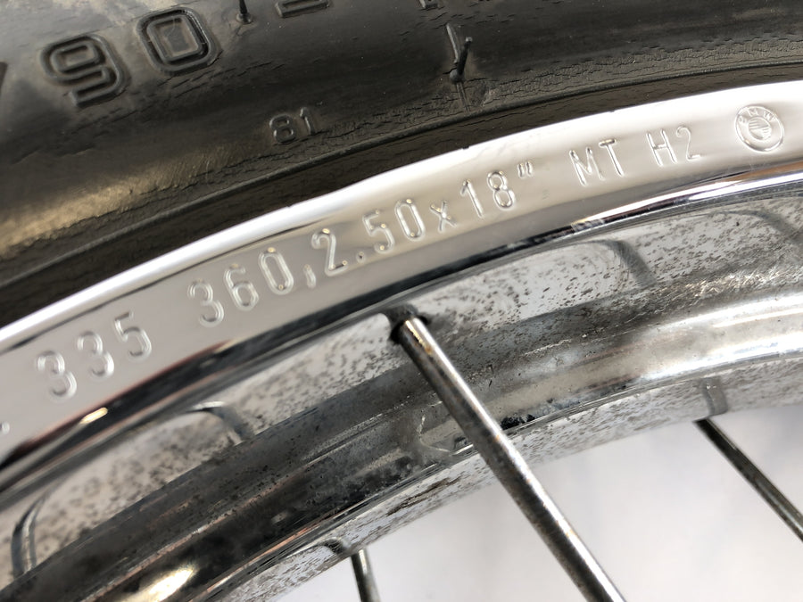BMW R 1200 C 259c [1997] - front wheel Rad rim at the front 2.50x18 "