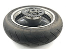 Suzuki GSX R 1100 GV73B [1990] - rear wheel wheel rim at the back with brake disc and chain wheel-7