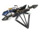 Kawasaki Z 1000 ZRT00A [2006] - License plate holder with LED indicators and resistors-4