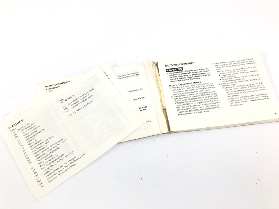 Honda VFR 800 FI RC46 [1999] - Owner's Manual Driver's Manual Owners Manual