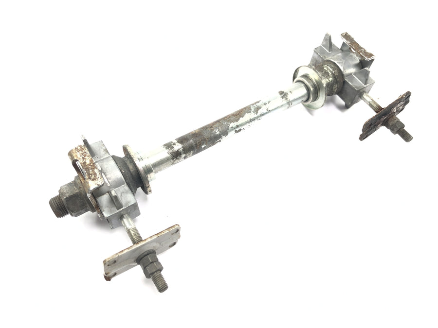 Yamaha WR 125 X DE07 [2010] - Rear wheel axle wheel axle chain tensioner