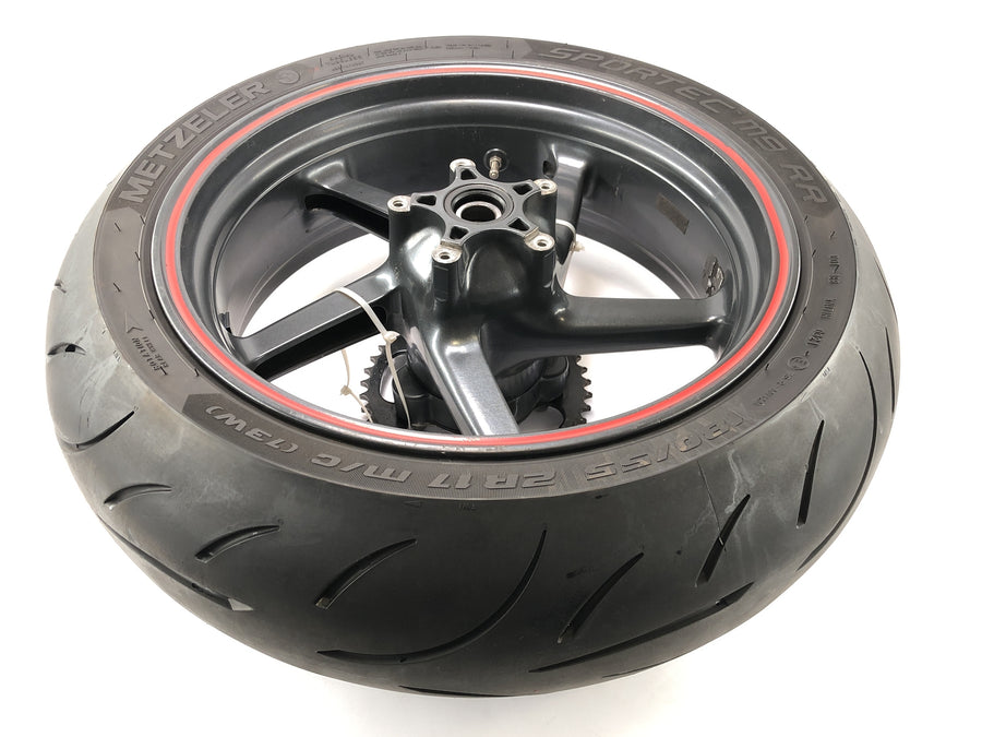 Aprilia SL 1000 Falco Pa [2000] - rear wheel Rad rim 6.00 x 17 inch tires 180/55 ZR17 Metzeler