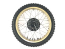 Yamaha XT 500 1U6 [1981] - Front wheel rim gold spoke wheel 1.85 x 21" with drum brake-6