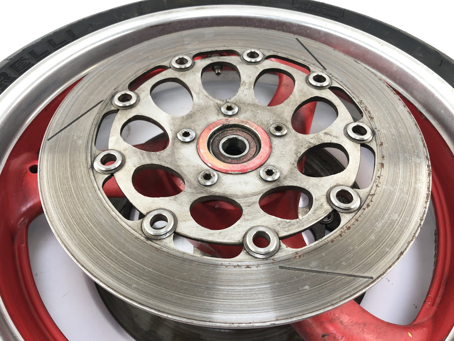 Suzuki GSX R 1100 GV73B [1990] - front wheel wheel rim at the front with brake discs