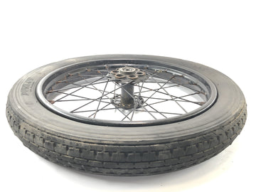 DKW NZ 250 [1938] - Rear wheel with spokes and hub