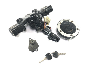 Triumph Tiger 900 T400 [1998] - Lock set with fork bridge at the top, tank lock, seat lock - 0