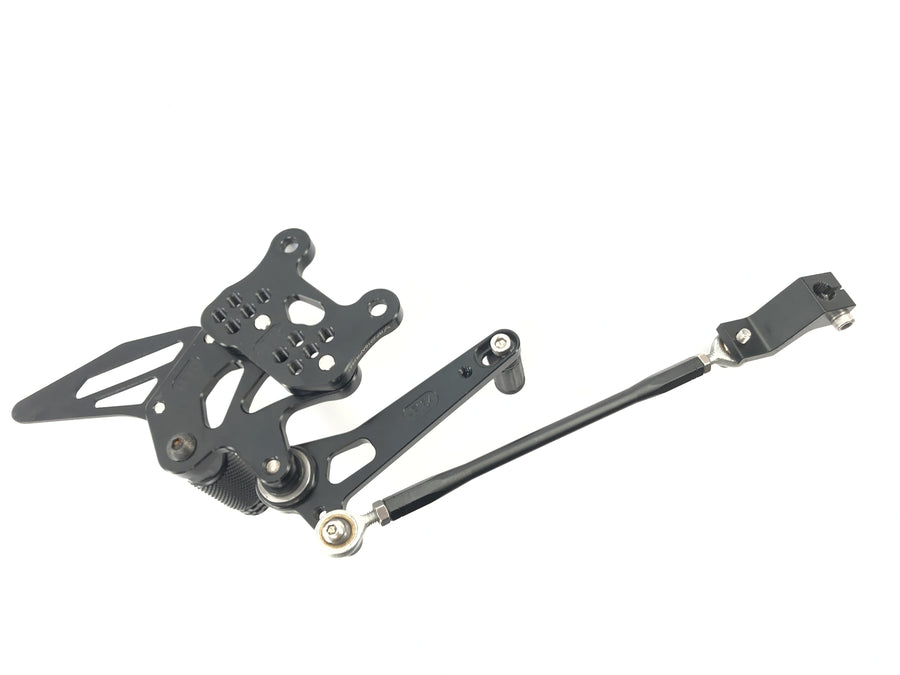 Aprilia RSV4 1000 [2010] - Footrest set with gearshift pedal and brake pedal