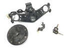 Kawasaki GPZ 1000 RX [1987] - Lock set with upper fork bridge, ignition lock, tank cap, steering lock, seat lock-1