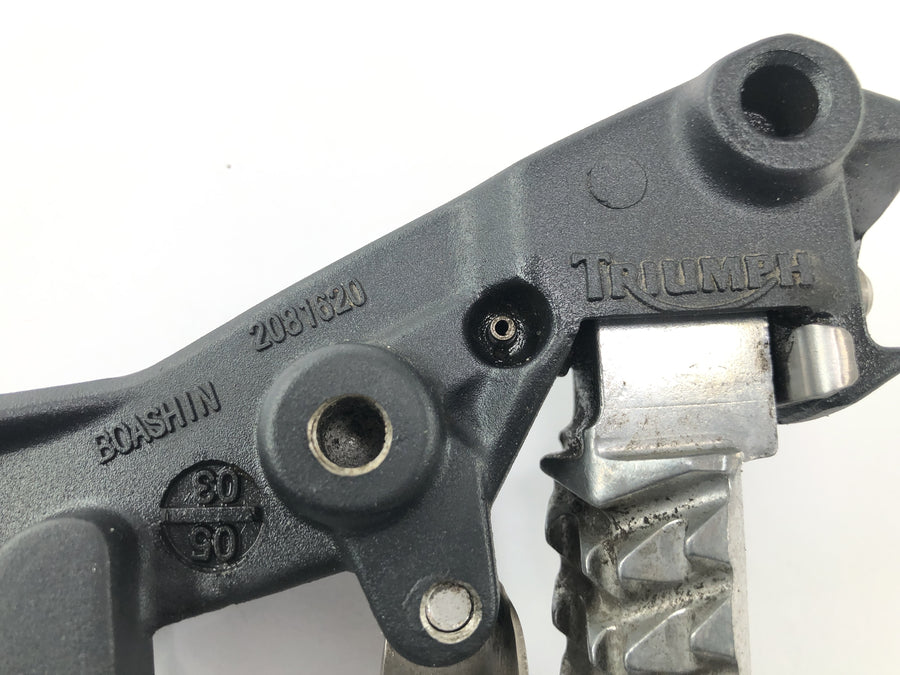 Triumph Sprint ST 1050 [2005] - Pediatric footrest on the left with a holder footrest passenger