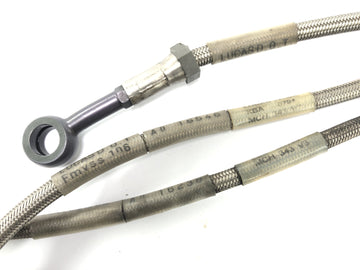 Kawasaki ZR7 ZR750F [1999] - brake line brake hose set steel flex stainless steel at the front with ABE - 0
