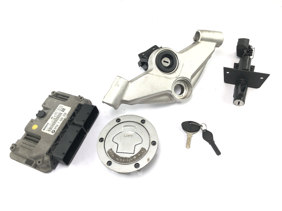 BMW K 1200 S K12S [2005] - Lock set with control unit and fork bridge
