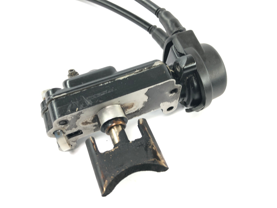 Cagiva Planet 125 [1998] - exhaust control with Bowden cables exhaust slide