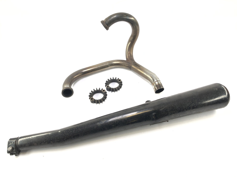 Ducati SL 600 Pantah [1982] - Exhaust system muffler manifold 2 in 1 CONTI