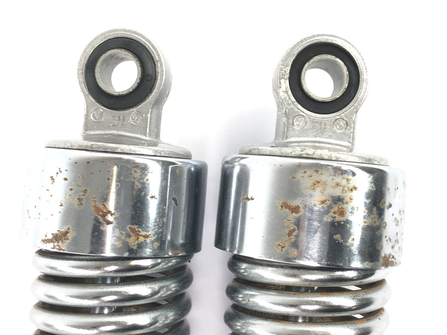 Triumph Bonneville T100 986MF [2012] - rear shock absorber strut pair chrome
