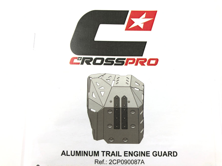 Aprilia Tuareg 660 - Cross Pro engine protection underrun protection motor skidplate aluminum