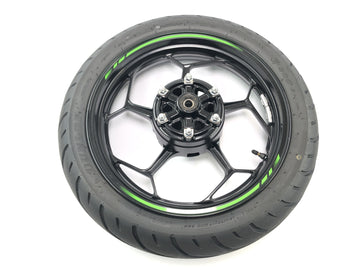 Kawasaki Ninja 125 BX125B [2024] - rear wheel tire rim aluminum rims behind - 0