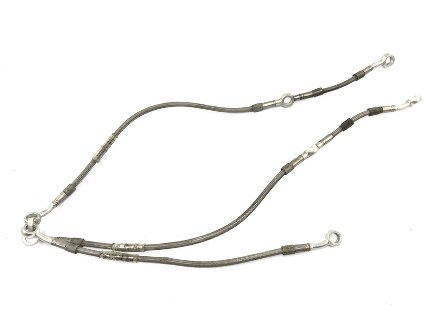 Kawasaki GPZ 1000 RX ZXT00A [1986] - Steel braided brake line front Spiegler