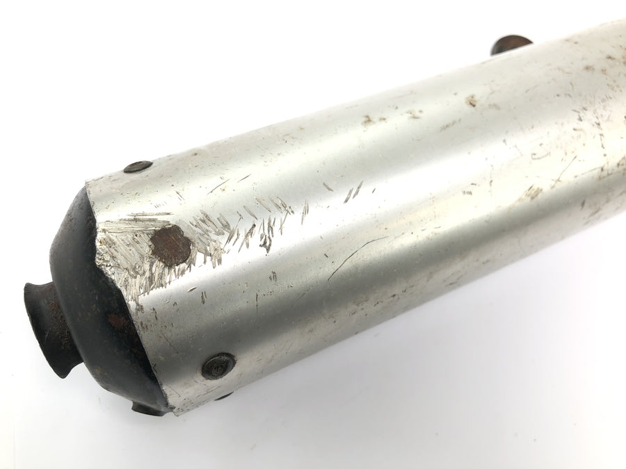 Suzuki RG 250 Gamma GJ21D [1987] - Silencer left exhaust rear silencer with scratch