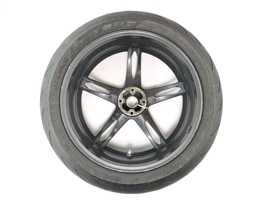 Triumph Speed Triple 1050 515NJ [2007] - rear wheel rim black 5-spoke aluminum 5.50 x 17"