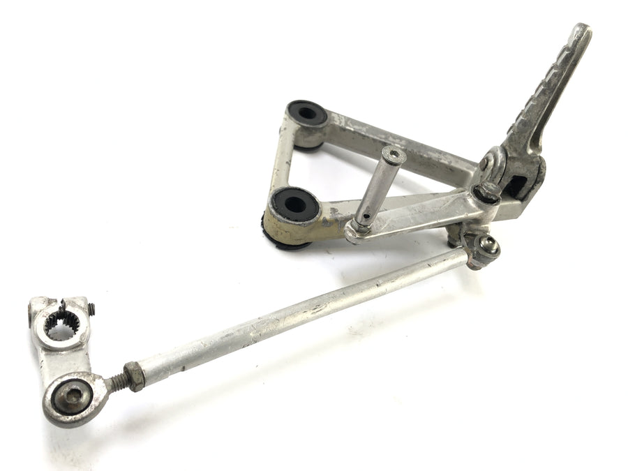 Cagiva Mito 125 8P [1991] - Driver's footrest left with gearshift pedal and rod