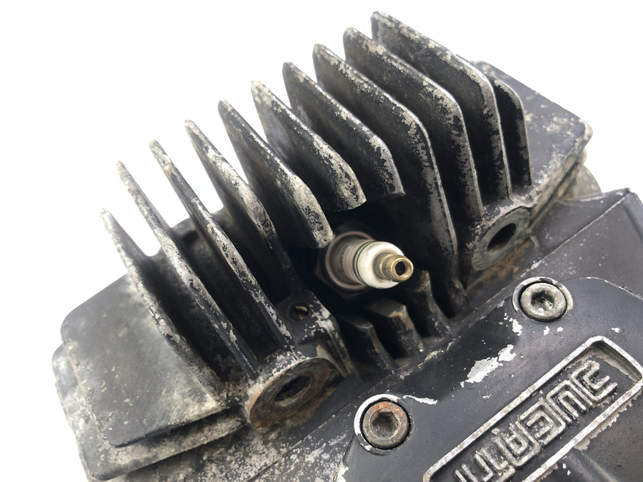 Cagiva elefant 650 [1984] - cylinder head at the front