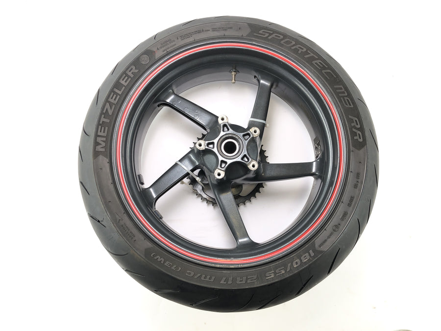 Aprilia SL 1000 Falco Pa [2000] - rear wheel Rad rim 6.00 x 17 inch tires 180/55 ZR17 Metzeler