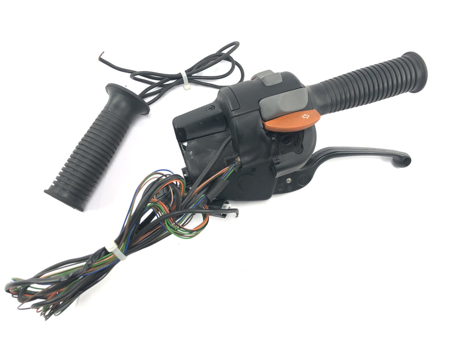 BMW R 1150 RS R22 [2003] - Handlebar fitting, right, throttle grip, handbrake pump, switch unit, heated grip
